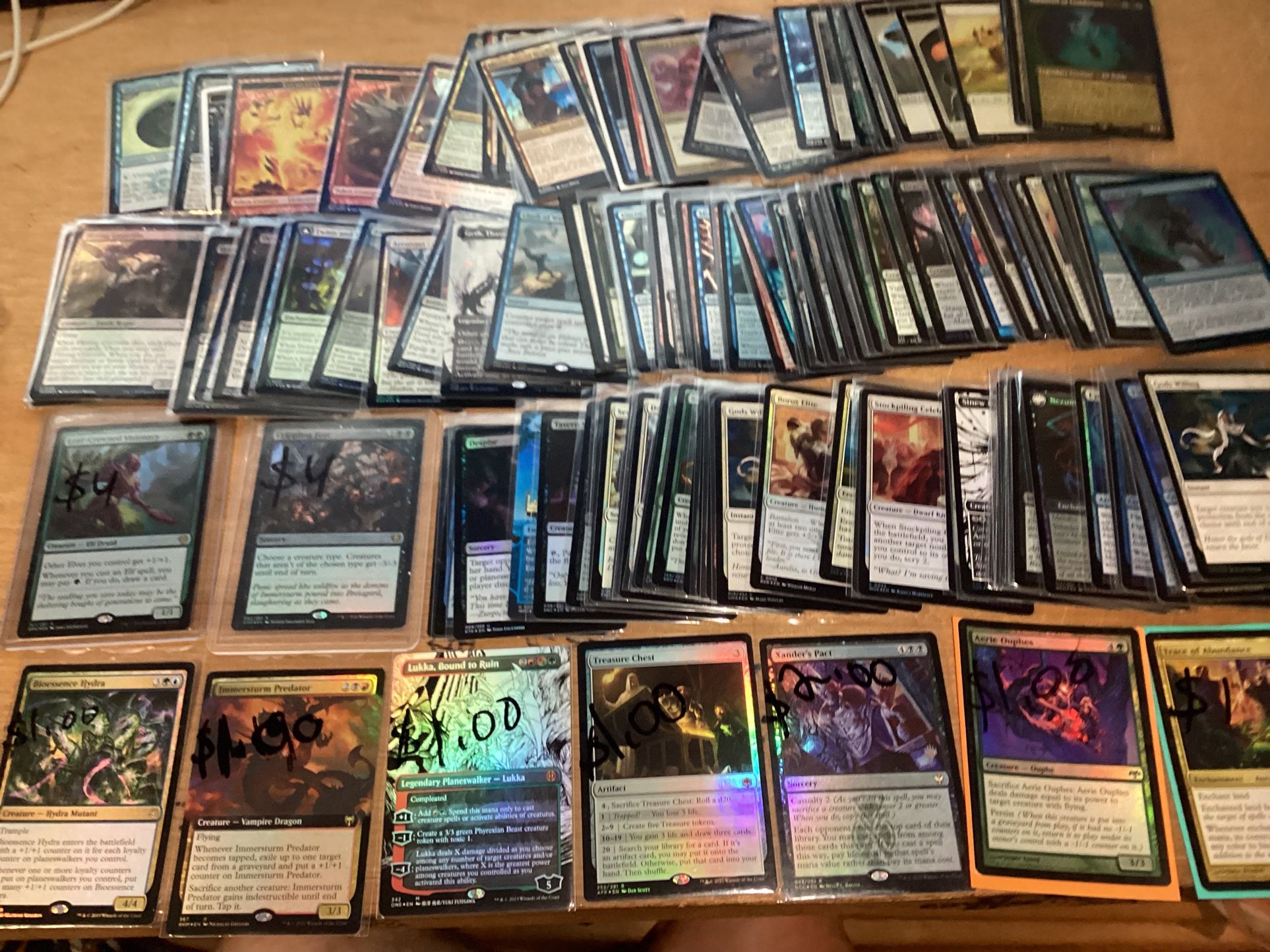 140+ wizard of coast Magic the Gathering Foil card lot #3