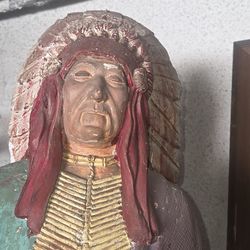 Statue Native American Chief
