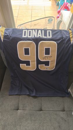 Aaron Donald Autographed Jersey