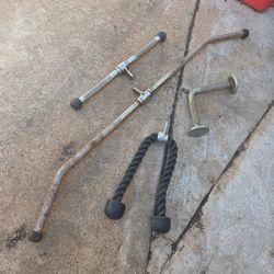Workout pulley attachments