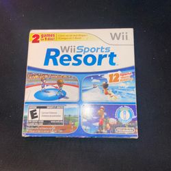 Nintendo Wii - Wii Sports & Wii Sports Resort 2 in 1 Game With Manual