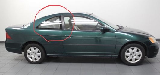 2003 HONDA Civic Coupe side glass window