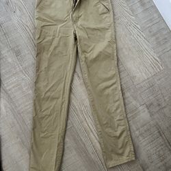 Boys Size 10 Vans In Khaki.