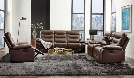 New reclining sofa and loveseat