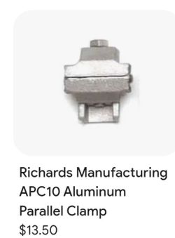APC 10 Aluminum Parallel Clamps