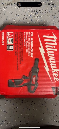 Milwaukee M12 Clamp-Gun Clamp Meter Kit