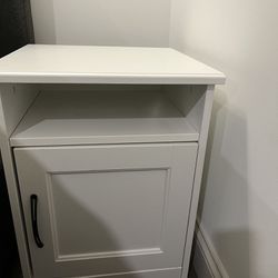 White IKEA Nightstand