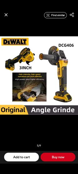 CHRISTMAS SPECIAL. SET OF DEWALT GRINDERS (DCG406 & COMPACT 3" ANGLE GRINDER) 20V, 9000 Rpm Powerful And Compact. Serious Enquires. SE HABLA ESPAÑOL 
