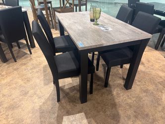🍽️ ¡Comedor Elegante Tipo Mármol – Antes $1,100!