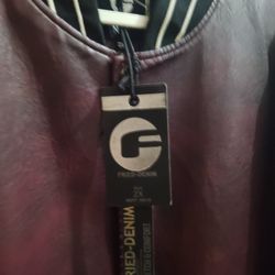 New With Tags Jersy Jacket  Excellent Condition 