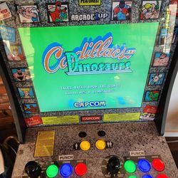 Arcade 1up Street Fighter modded Raspberry Pi multicade play any old game