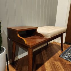 Solid Wood Cubby Storage Bench