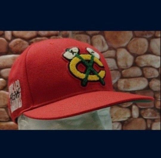 Chicago Blackhawks Size 7 '47 Brand "SECONDARY LETTERMAN LOGO" Hat (NW/OT) UNWORN! IMMACULATE CONDITION!👀🤯Please Read Description.
