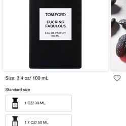 (new In Box)Tom Ford Fragrance 100ml