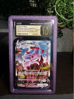 Pokemon: Espeon VMAX Japanese 189 CGC PRISTINE