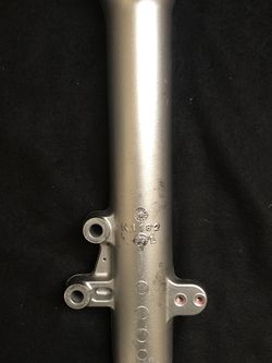 Motorcycle front left fork