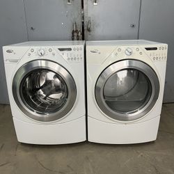 Whirlpool Duet Washer & Dryer Set – Front Load – Works Great