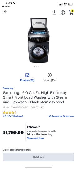 Samsung Washer and Dryer Set