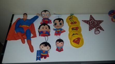 Superman Christmas ornaments
