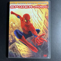Spider-Man DVD (Full Screen) 2 Disc set W/ DVD insert   Get your hands on the ultimate Spider-Man experience with this 2-disc special edition DVD set.
