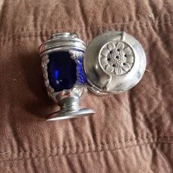 Vintage Russian Salt And Pepper Shakers