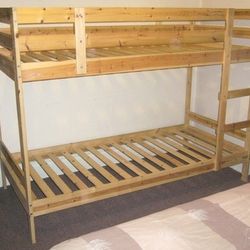 Ikea Wooden Bunk Bed