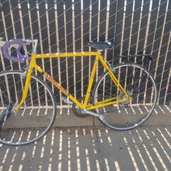 RARE YELLOW VINTAGE  Edoardo BIANCHI BIKE
