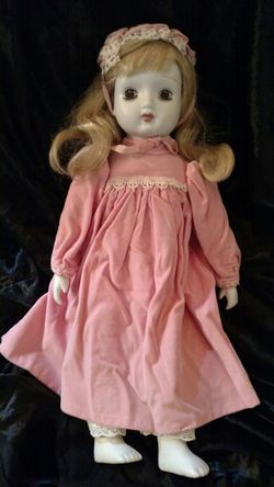 Beautiful, vintage Porcelain Doll