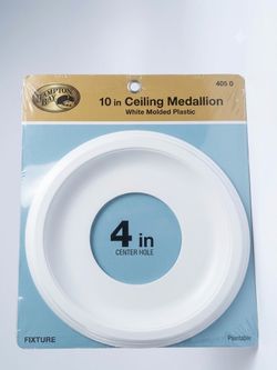 **Hampton Bay 10" Ceiling Medallion – Only $5 (Retails for $12+) Liquidating Now!**
