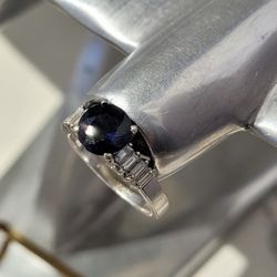 Real White Gold Diamond Engagement Ring