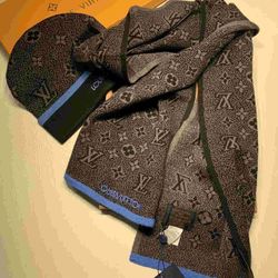 LV Hat & Scarf 