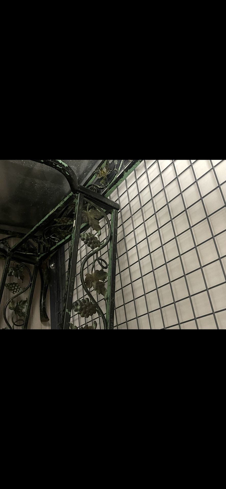 Cast Iron Coffee Table, And End Table