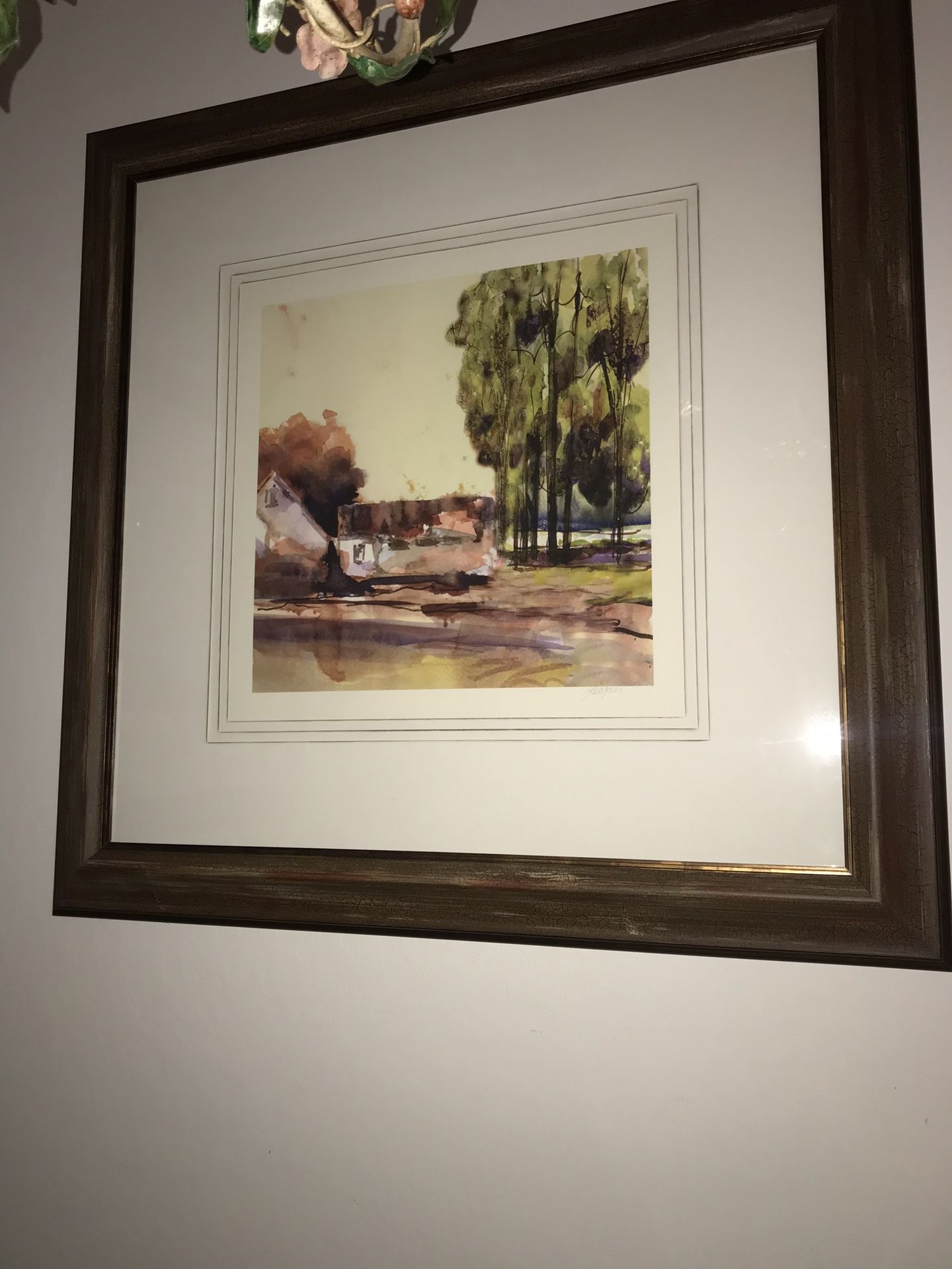Framed artwork