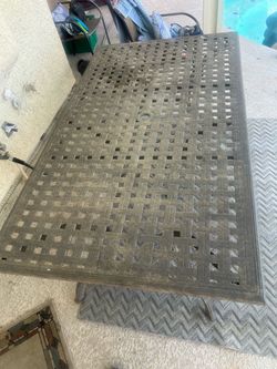 Patio table