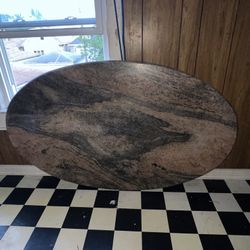 Oval Granite Top