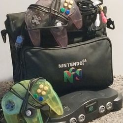 Nintendo 64 Bundle w/ Carrying Case