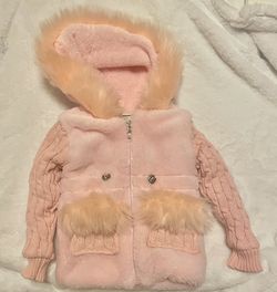 Plush Pink Jacket Size 2T