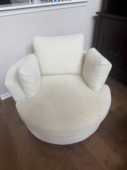 Cream-Colored Chairs (All 3)