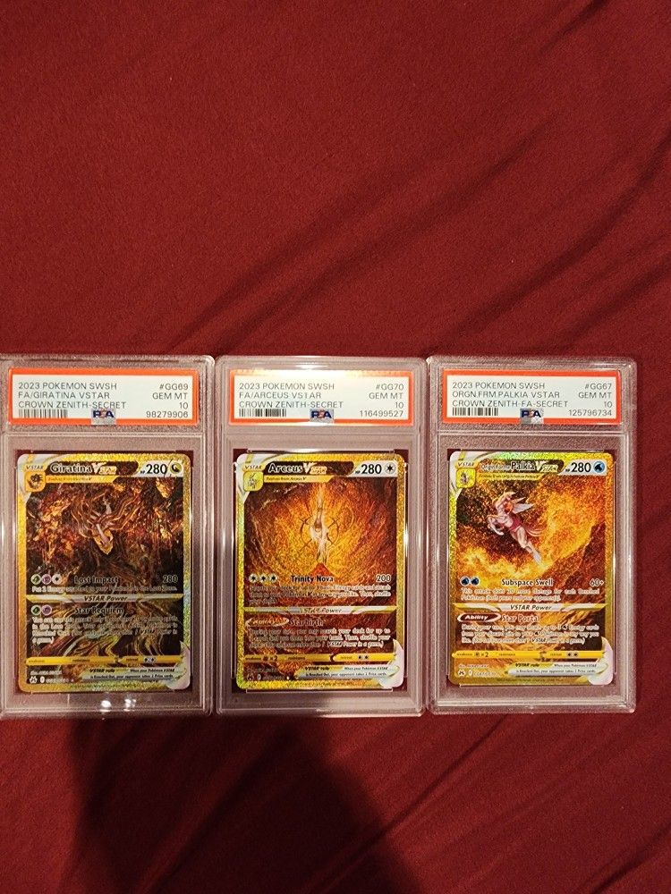 Pokemon Psa Crown Zenith Gold Cards