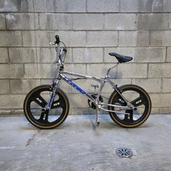 Old school GT BMX Performer chrome freestyle bike with mag wheels 90s GT bike