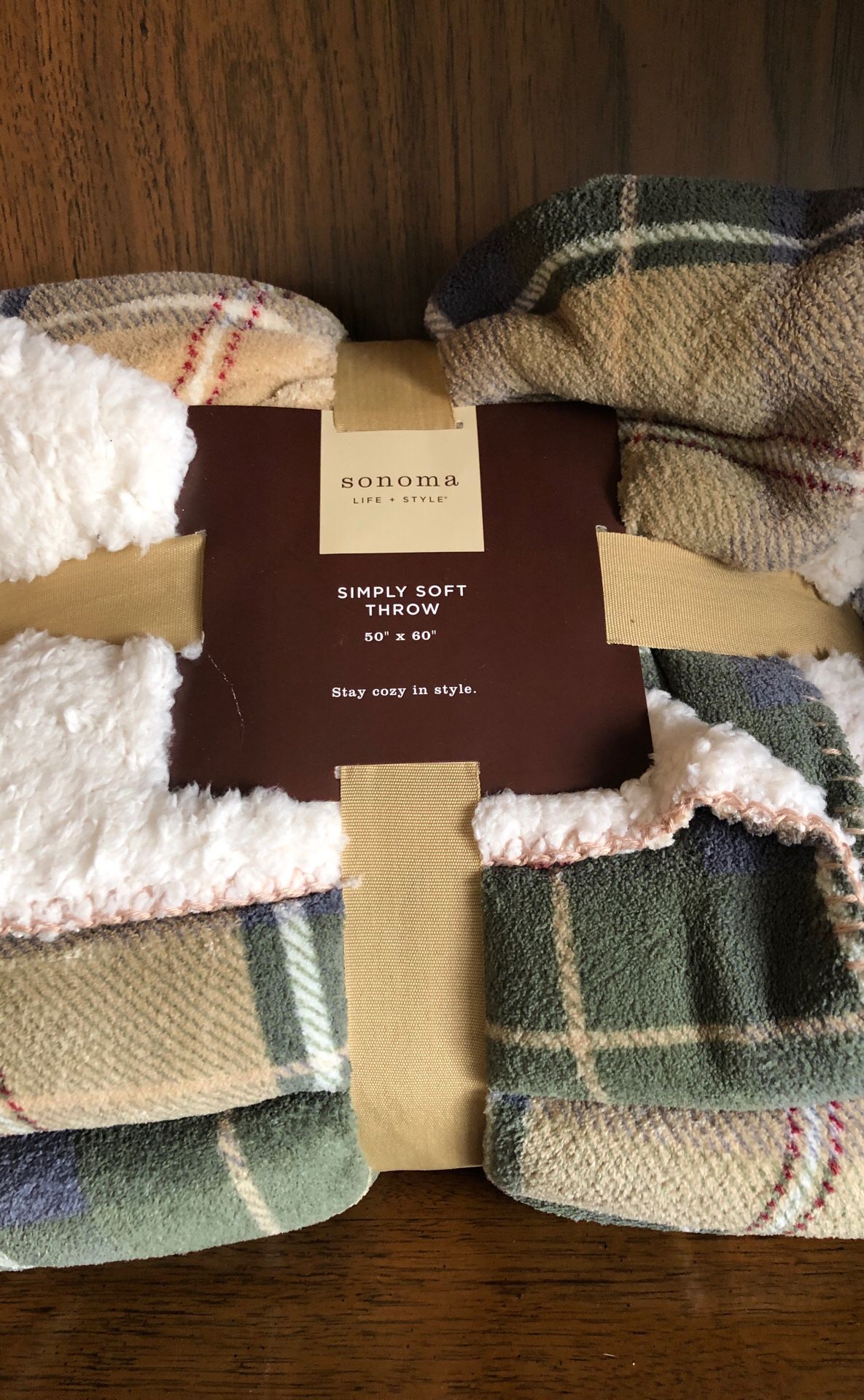 Simply soft throw blanket