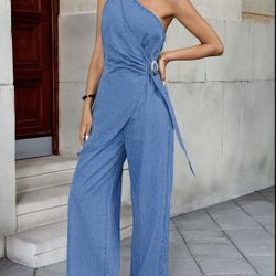 One Shoulder Jumpsuit 