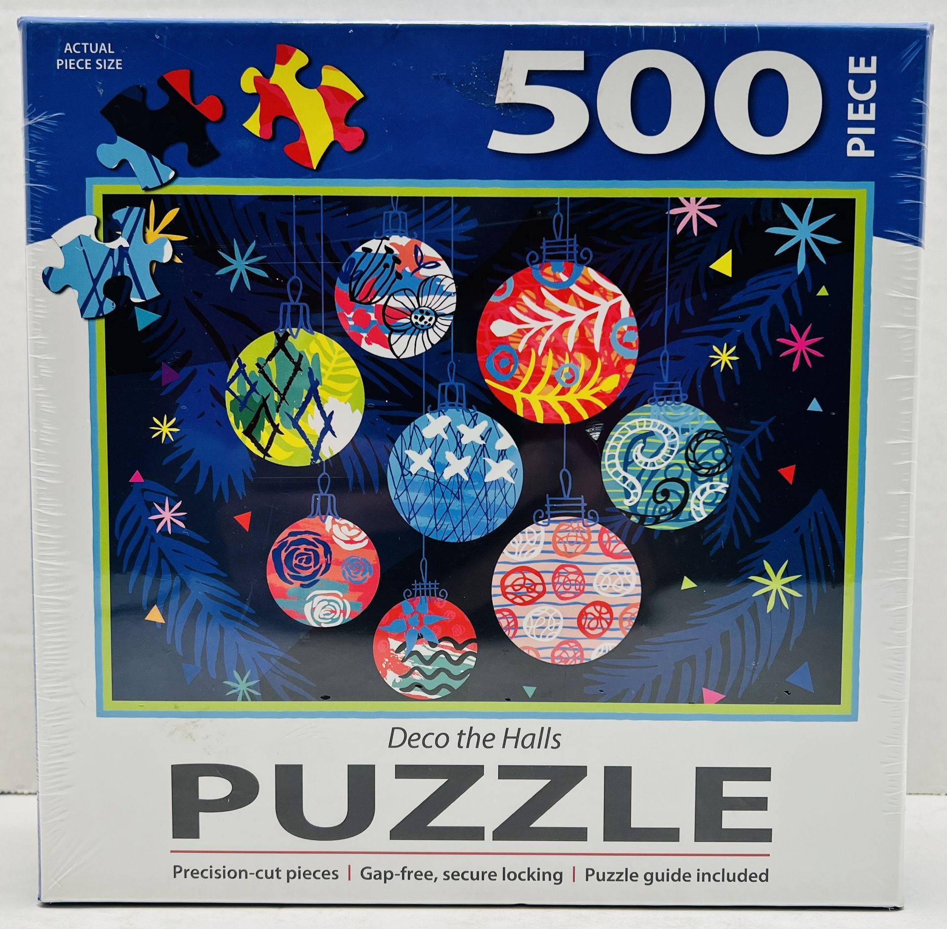 *NEW IN PLASTIC* Deco the Halls 500 Piece Puzzle, Puzzle Size: 24"w x 18"h (60.96 cm x 45.72 cm)