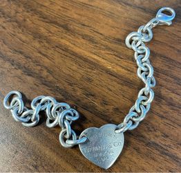 Tiffany & Co. Return to Tiffany Heart Tag Bracelet Sterling Silver