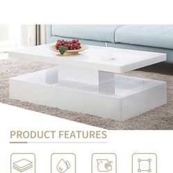 Modern White Coffee Table
