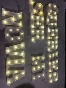 LED Marquee Letter Lights Set