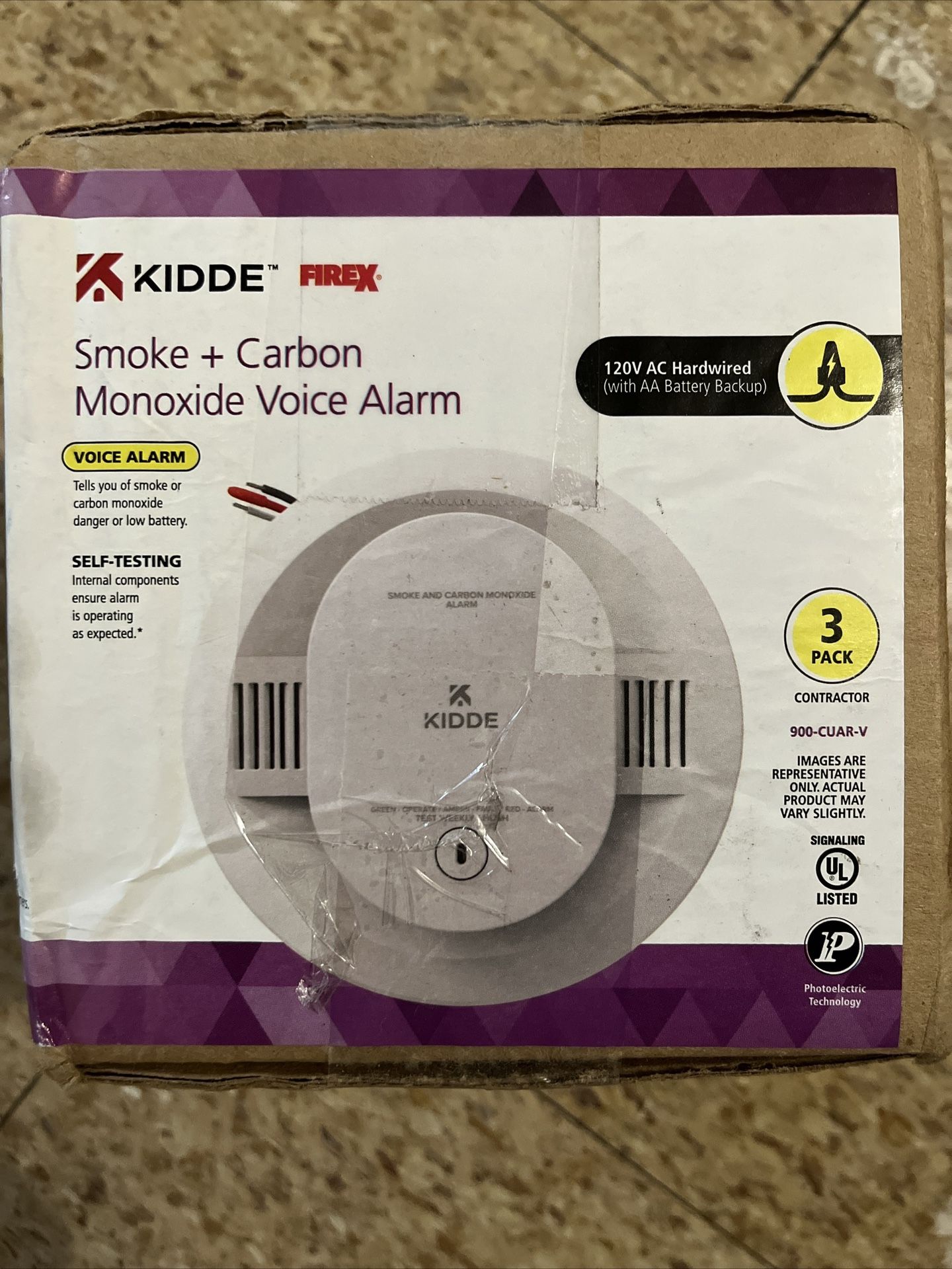 Smoke + Carbon Monoxide Voice Alarm 