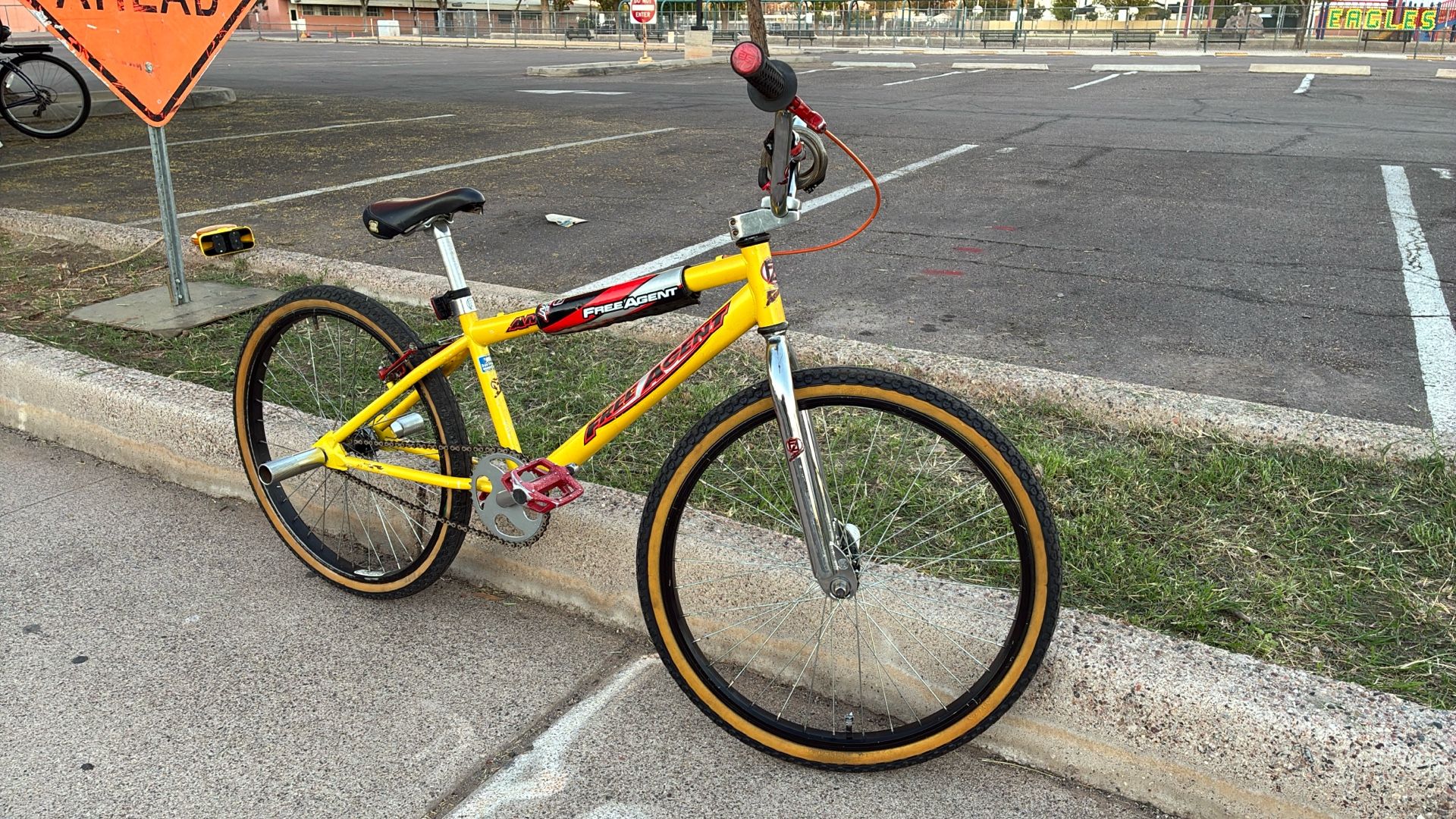 Old School Bmx Free Agent 24inch Bike