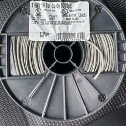 500-Feet 14 -AWG Grey Solid Copper THHN wire