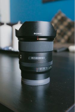Sony 20 mm 1.8 G Lens